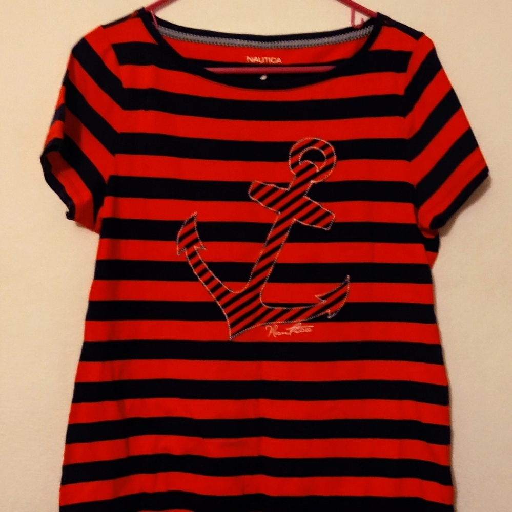 Nautica Anchor T shirt